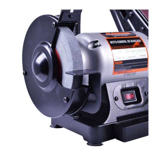 Moto Esmeril de Bancada + Lixadeira Cinta 1/2HP 220V MR-46 MANROD-716860d1-8b07-4ecb-a3a7-861f06c5ba55