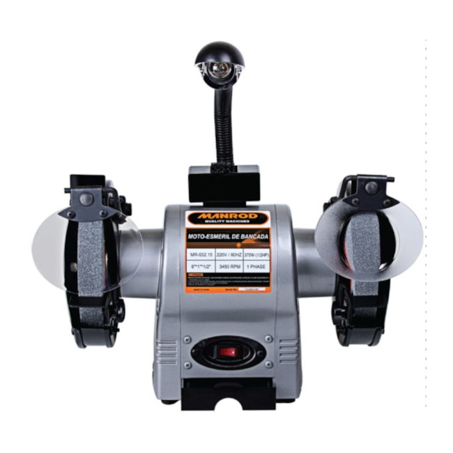 Moto Esmeril de Bancada Monofásico 220V MR-032.15 MANROD-b7071a12-77ad-4df3-a60c-97c87a43c078