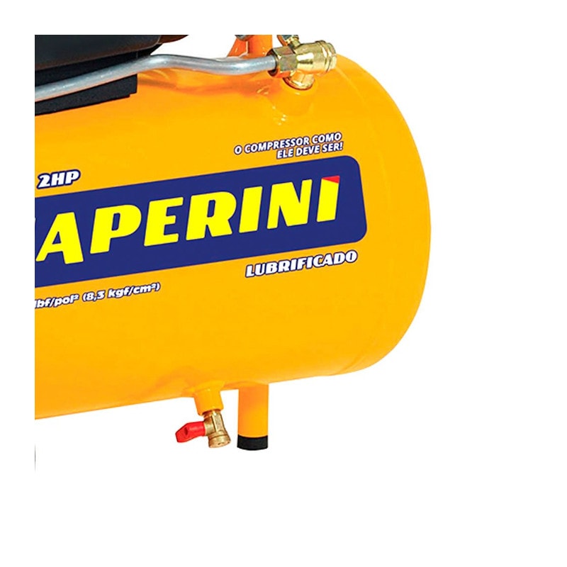 Motocompressor de Ar 7,6 Pés 21 Litros 2HP Monofásico MC 7.6/21L