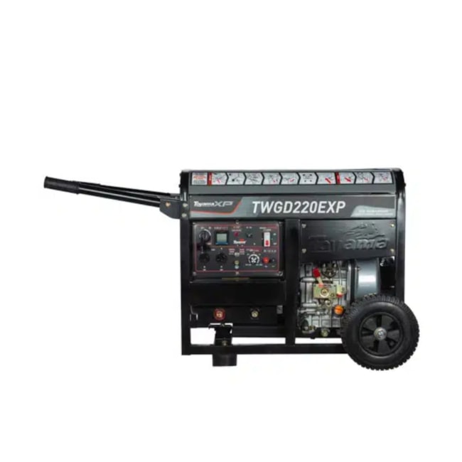Motosoldadora Diesel 4/3.3KVA 200A FT40% Monofásico 220V TWGD220EXP TOYAMA-89cb3146-bc77-409b-8362-0638fee0f5b1