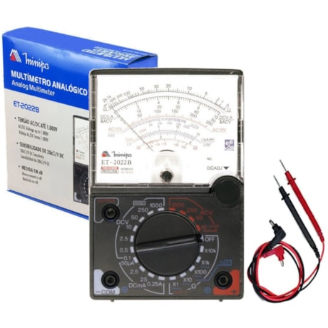 Multímetro Analógico 1000V AC/DC ET-2022B MINIPA-2a5ffda5-0cd9-4d11-b9fe-6cce8f0ceec8