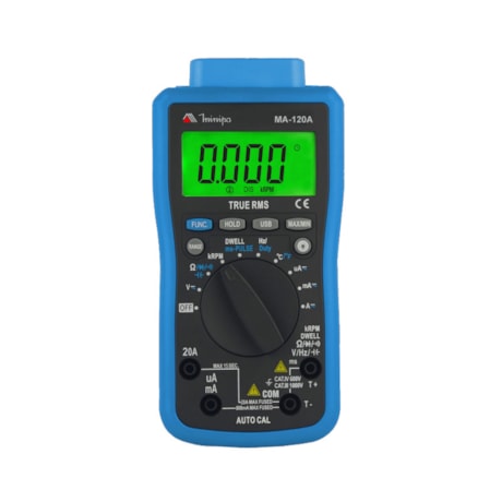 Multímetro Automotivo 600V MA-120A MINIPA-087becec-540c-4a0b-accb-fe9b7bcc2ac3