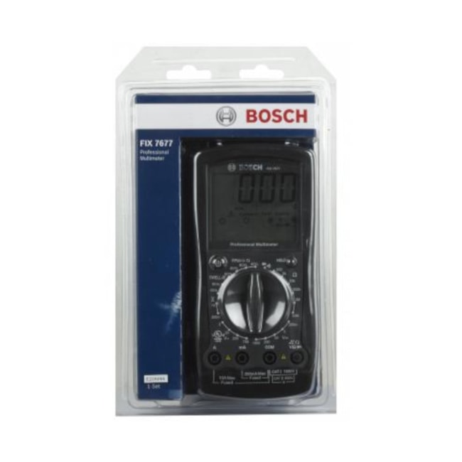 Multímetro Automotivo para Tensão de Corrente e Resistencia Elétrica FIX 7677 BOSCH-77eb1590-94dd-43e7-8c30-f8e42305c5d1