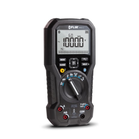 Multímetro Digital 1000/1000V (AC/DC) CAT IV 600V CAT III 1000V DM93-2 FLIR