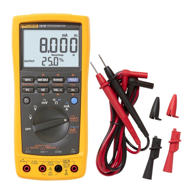 Multímetro Digital 1000V AC/DC ProcessMeter 787B FLUKE | Anhanguera ...