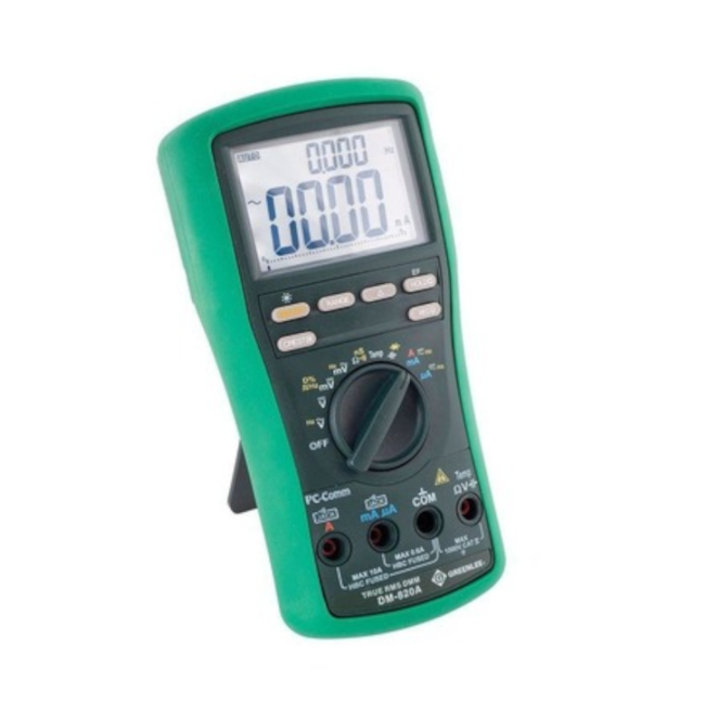 Multímetro Digital 10A 1000V 10000 CAT IV DM-820A GREENLEE-431d2b4e-d93c-4a79-a5be-aef400e92c0f