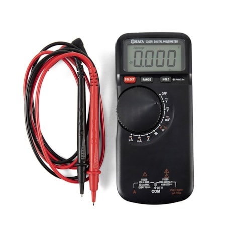 Multímetro Digital 10A (AC/DC) CAT III 600V ST03055 SATA-dc49ee95-3b74-4e0d-aa40-53dc2388e595