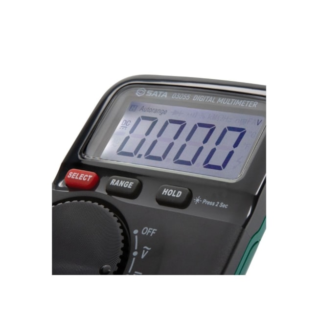 Multímetro Digital 10A (AC/DC) CAT III 600V ST03055 SATA-777abeac-8e18-4047-8125-702f784895dd