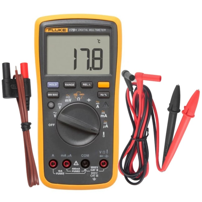 Multímetro Digital 400/1000V AC/DC CAT III 17B+ FLUKE-0778bb7a-f645-463b-bbd2-540ab8322afd