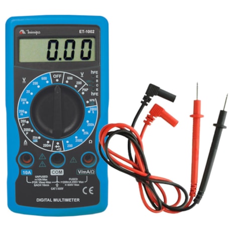 Multímetro Digital 600/600V AC/DC CAT I ET-1002 MINIPA-86575d42-f475-4d9b-b7f9-dcc68f6a2a00