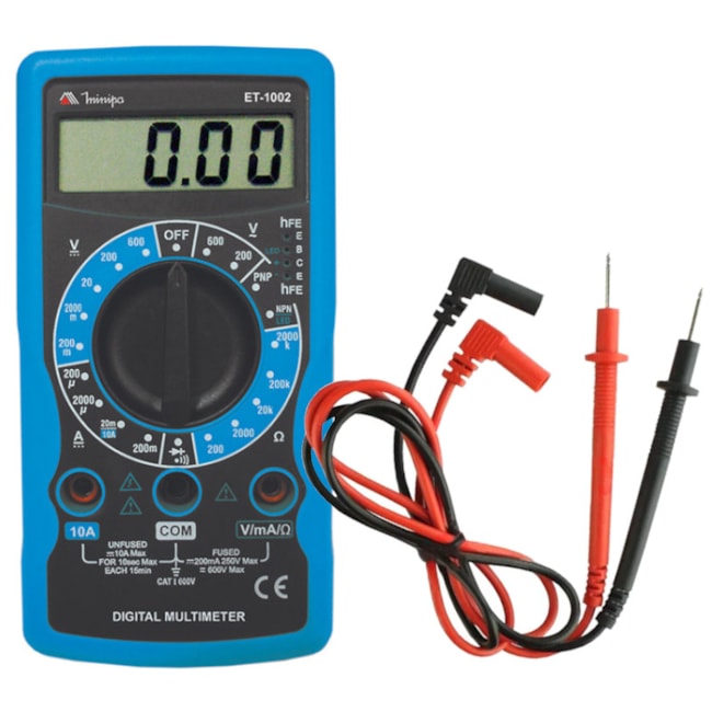 Multímetro Digital 600/600V AC/DC CAT I ET-1002 MINIPA-e68c9d16-5cec-4365-b7c1-487814bac961