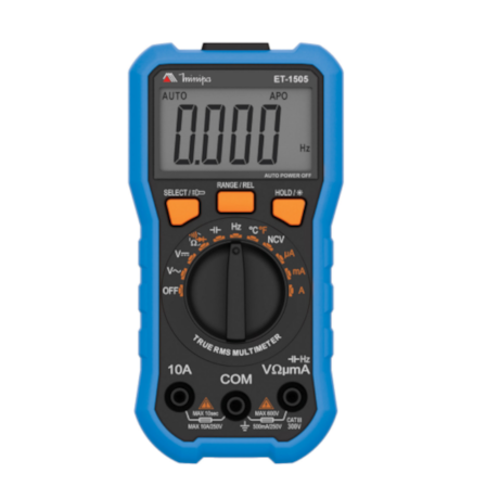 Multímetro Digital 6000 Contagens AC/DC CAT III 300V ET-1505 MINIPA-3a8679e9-bfa7-4be4-a3a8-c9dc4a45eea2