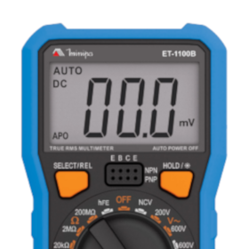 Multímetro Digital 600V (AC/DC) CAT II 600V ET-1100B MINIPA