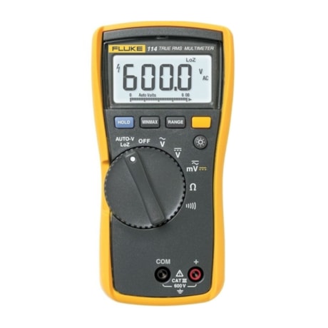 Multímetro Digital 600V TRUE RMS AC/DC CAT III 114 FLUKE