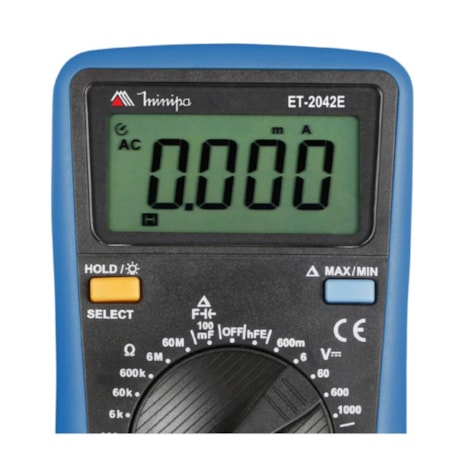 Multímetro Digital 750/1000V AC/DC CAT III ET-2042E MINIPA-1ec23ae8-0043-4949-bada-3037a52f9d1c