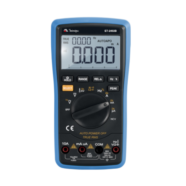 Multímetro Digital 750/1000V AC/DC CAT IV 600V ET-2402B MINIPA-c059e095-abfc-4a5f-b46c-542d5b064f62