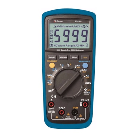 Multímetro Digital 750/1000V CAT III ET-1649 MINIPA-6c66b74a-eb34-4dd7-9b2b-8c296be48c03