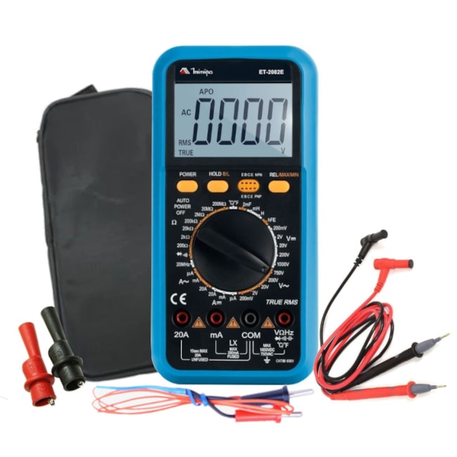 Multímetro Digital 751/1000V AC/DC CAT III ET-2082E MINIPA-2937c189-68e3-4034-bb19-c5c6597abe12