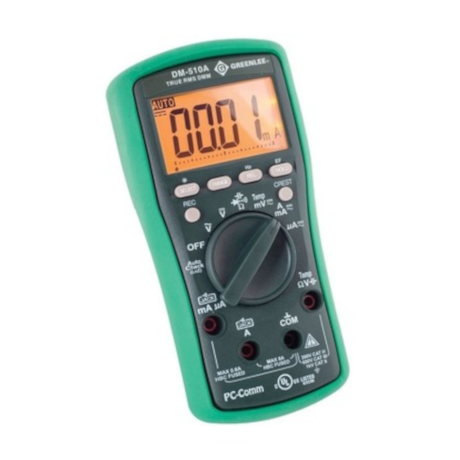 Multímetro Digital 8A 1000V 6000 CAT IV/CAT II/CAT III DM-510A GREENLEE-d4b9cfe0-bfd9-4fc5-ac13-904b1b1b7816