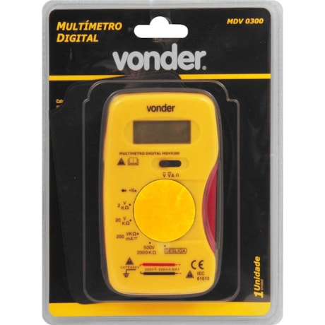 Multímetro Digital CAT II 600V MDV 0300 3870300000 VONDER-5bf70e25-2042-46ab-bba3-45a36c54c6c8