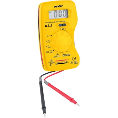 Multímetro Digital CAT II 600V MDV 0300 3870300000 VONDER-16671cb4-478d-40f3-b563-12a21b0df337