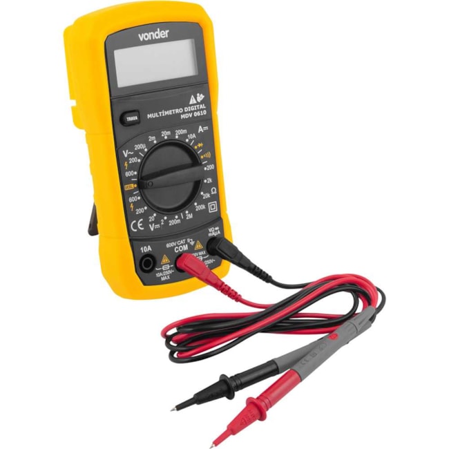 Multímetro Digital CAT II 600V MDV 0610 3870610000 VONDER-1cef961f-39bf-4113-9e18-65d2838e8e8d