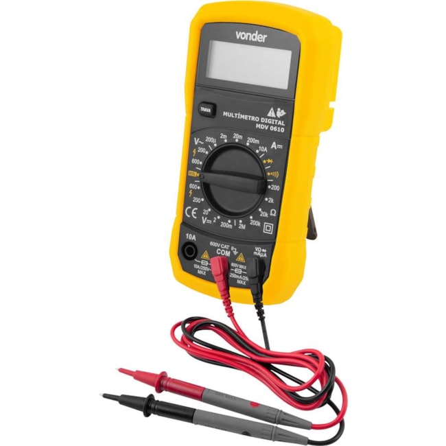 Multímetro Digital CAT II 600V MDV 0610 3870610000 VONDER-41130565-3f61-4ee7-b363-c97f8f4542dc