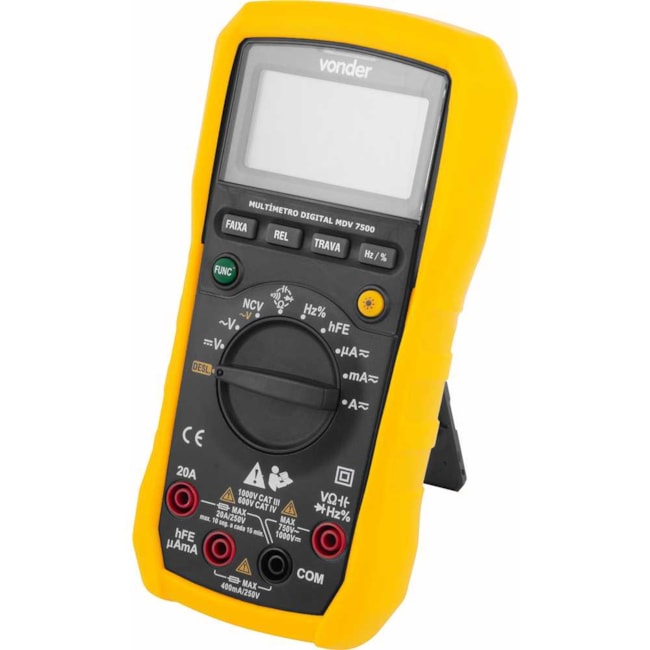 Multímetro Digital CAT III 1000V/CAT IV 600V MDV7500 3870007500 VONDER-7a7d9c17-335c-4c12-b6f3-937f1863715f