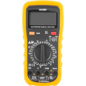 Multímetro Digital CAT III 600V MDV 0750 3870750000 VONDER