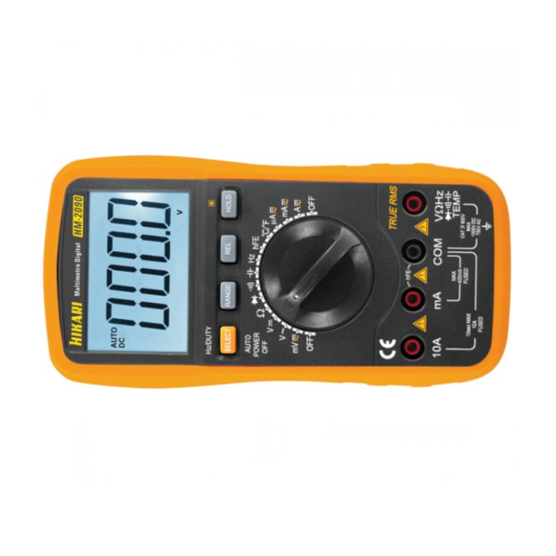 Multímetro Digital CAT IV 600V 1000V HM-2090 HIKARI - Anhanguera