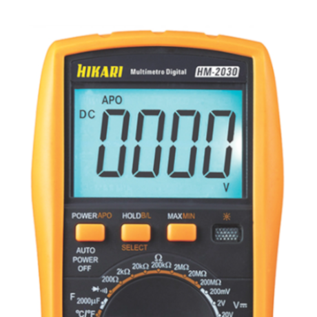 Multímetro Digital CAT IV 600V 2000 Contagens HM-2030 HIKARI-b5afe0ba-640f-4f44-af43-9092f5684898