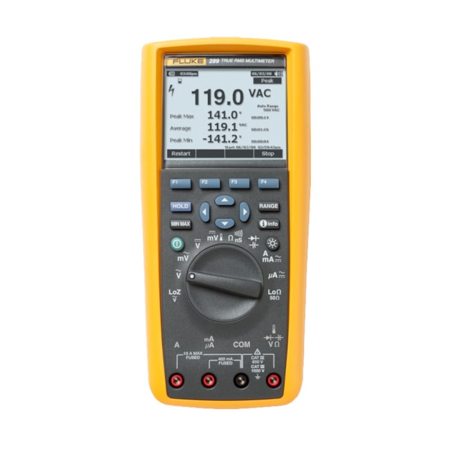 Multímetro Digital com Registro de Dados CAT IV 600V TRUE RMS FLUKE 289 FLUKE-c32274ba-2643-4908-97cd-a40a7891351f