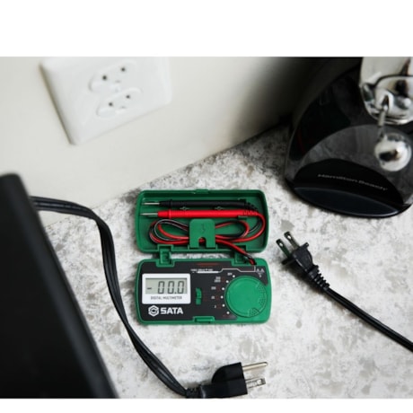 Multímetro Digital de Bolso (AC/DC) CAT II 300V STDY03001 SATA-7188dd00-4c3a-4081-89e9-5b1a6bf820dc