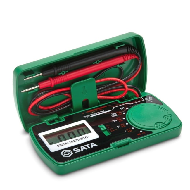 Multímetro Digital de Bolso (AC/DC) CAT II 300V STDY03001 SATA-df3be1ed-5455-41c9-94c9-b2056fbb25be