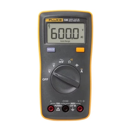 Multímetro Digital Portátil 600/600V AC/DC CAT III 106 FLUKE