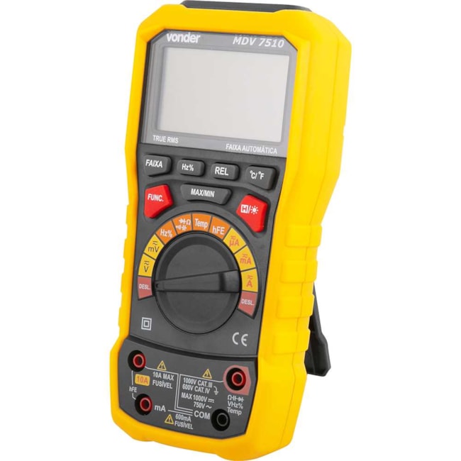 Multímetro Digital TRUE-RMS CAT IV 600V/CAT III 1000V MDV 7510 VONDER-e6c47f65-8cdb-4250-bac1-fbd74c32be92