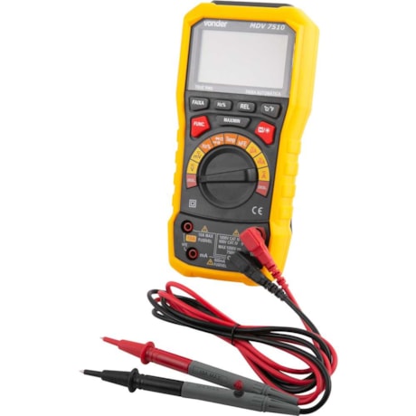 Multímetro Digital TRUE-RMS CAT IV 600V/CAT III 1000V MDV 7510 VONDER-44704dfc-ca14-46ae-ad66-dde9bfdbb1d1