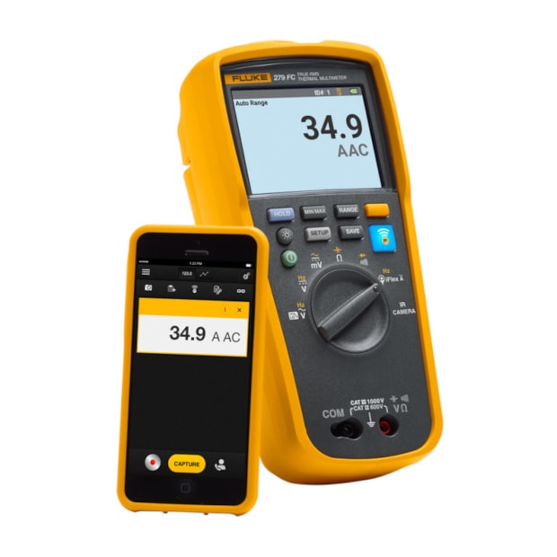 Multímetro Térmico Digital TRUE RMS CAT III e IV 279 FC FLUKE-02985cde-b5a3-43be-9256-cf321c043884