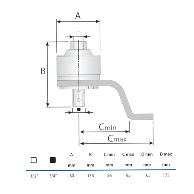 Multiplicador de Torque 1/2