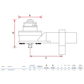 Multiplicador de Torque HT-7/5 Encaixe 3/4