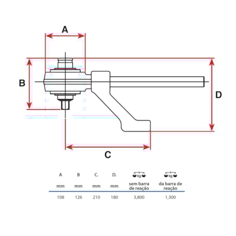 Multiplicador de Torque HT3 Encaixe 1/2
