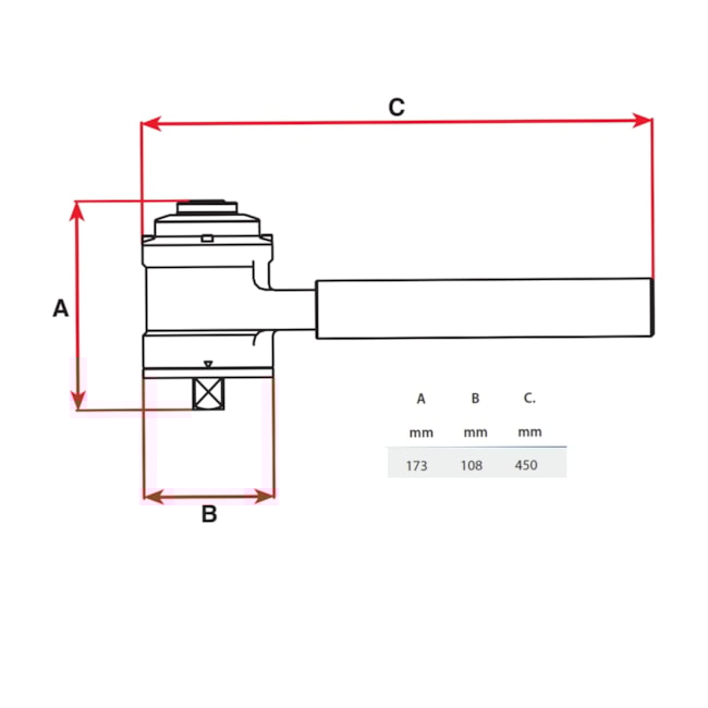 Multiplicador de Torque HT4 1/2