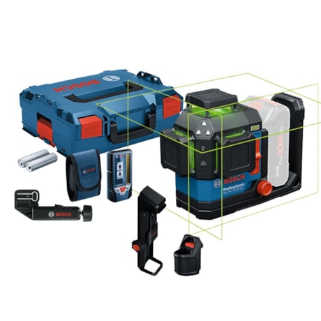 Nível a Laser 12 Linhas Verdes 240mt 360º 18V GLL 18V-120-33 CG BOSCH-04c68ca2-3076-469f-806e-46f1899440ce