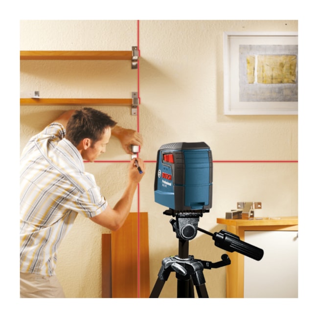 Nível a Laser 2 Linhas 12 Metros Laser Vermelho GLL 2-12 BOSCH-10123582-7dfd-427f-9e6a-df50555e4e76
