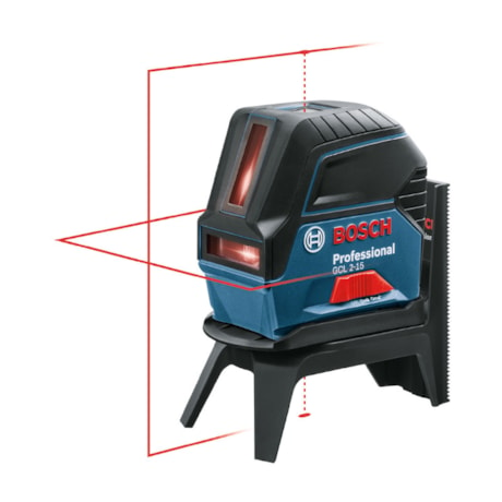 Nível a Laser 2 Linhas 15 Metros Vermelho com Suporte GCL 2-15 BOSCH -ca3042d1-d97f-4f2c-926d-1b73b84dc203