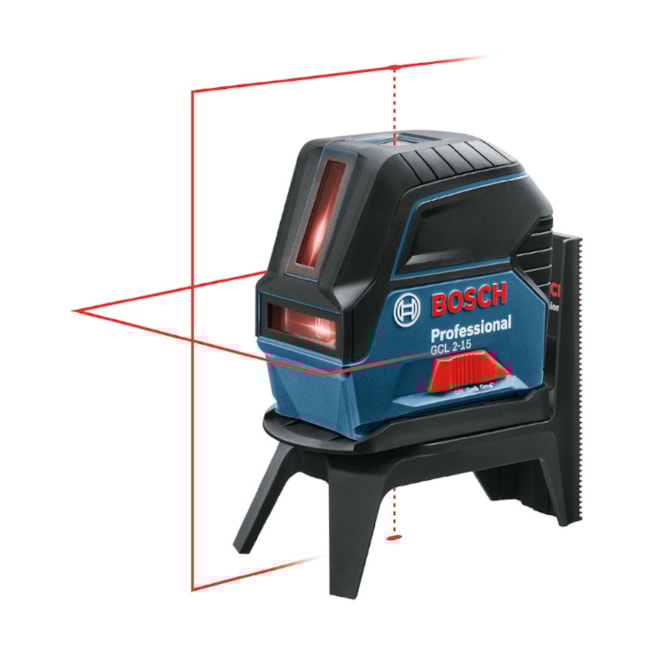 Nível a Laser 2 Linhas 15 Metros Vermelho com Suporte GCL 2-15 BOSCH -bef33a8f-d4b3-41b4-b8d6-be18edc1fb23
