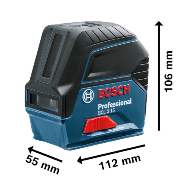 Nível a Laser 2 Linhas 15 Metros Vermelho com Suporte GCL 2-15 BOSCH -2fd189c0-579c-4c74-affc-e92820eaa0f2