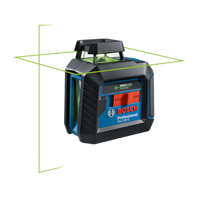 Nível a Laser 2 Linhas Verdes 360º 10 Metros c/ Tripé BT150 e Bolsa GLL 2-20 G BOSCH-5b95559c-bc93-4982-92ff-7a2eeb9a3e7c