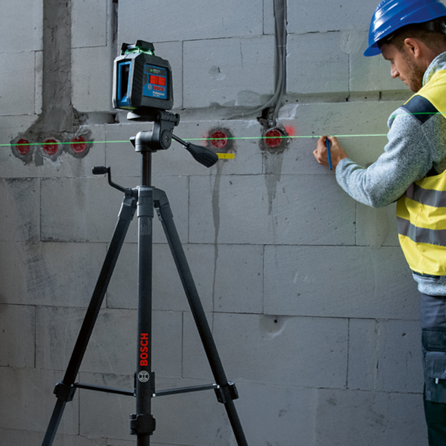 Nível a Laser 2 Linhas Verdes 360º 10 Metros c/ Tripé BT150 e Bolsa GLL 2-20 G BOSCH-ab9a5966-86c4-48e2-b992-9f578f43efcb