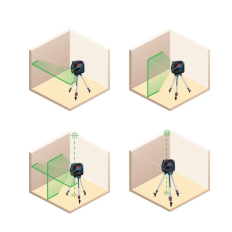 Nível a Laser 2 Linhas Verdes 50 Metros com Acessórios GCL 2-50 G BOSCH-1c057768-107a-4ced-8e24-92bf5a72b8a0